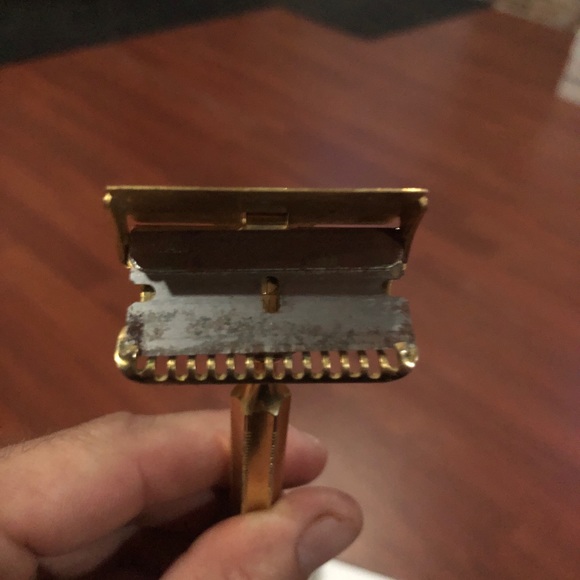 Vintage Gillette razor lot of 2. 1960's Gem junior and Adjustable fat off razor - Picture 5 of 8